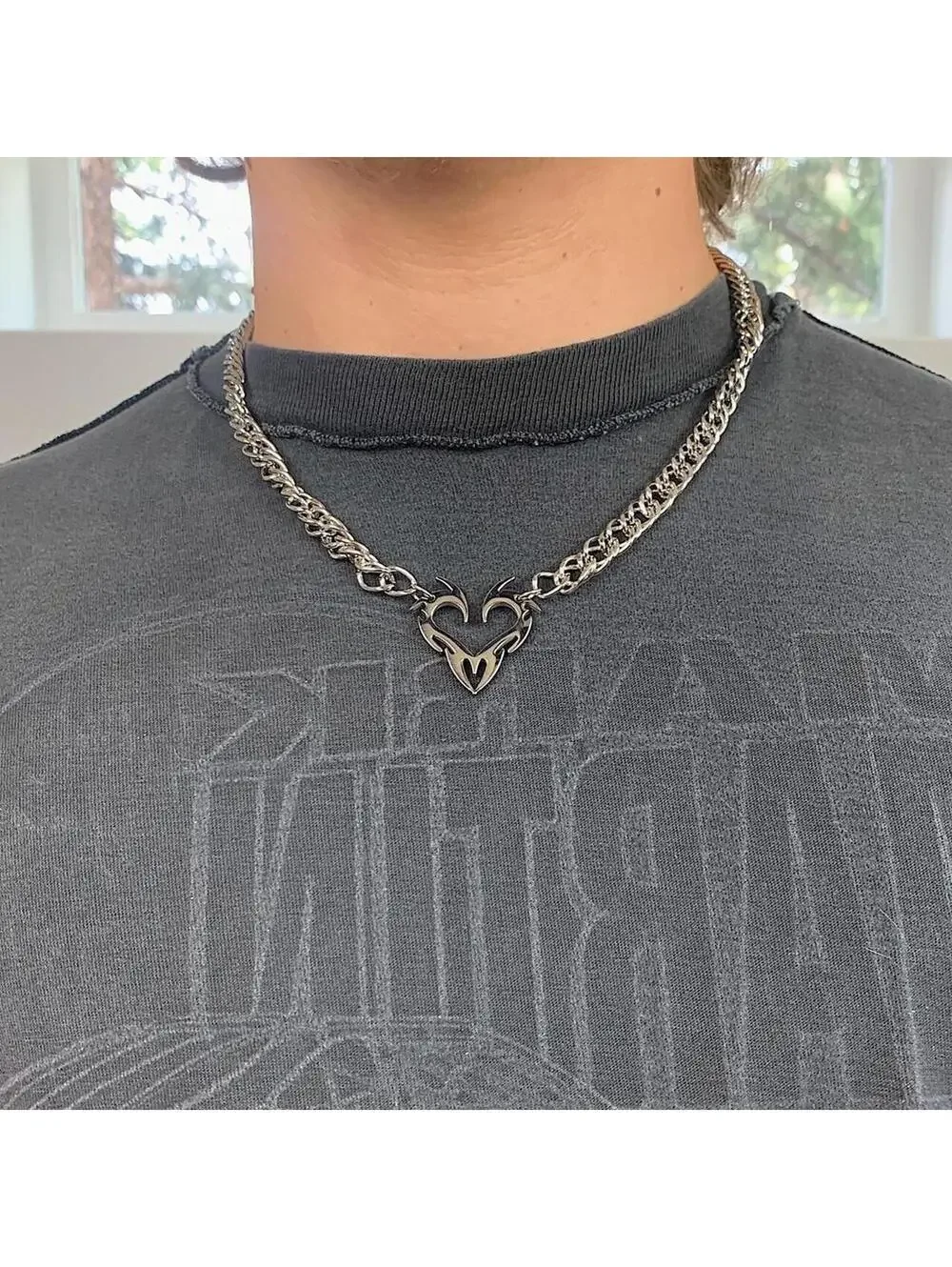Y2K Stainless Steel Steel Necklace